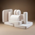 modułowa kanapa dla dziecka cream white