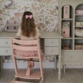 Eleganckie oliwkowe biurko dziecięce z kolekcji Babushka Wood Luck Design