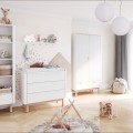 komoda miloo 3 szuflady biała