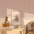 tapeta mini stokrotki rozowa