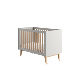 ŁÓŻECZKO 60x120 CM SWING SZARE - PINIO