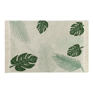 DYWAN DO PRANIA W PRALCE TROPICAL GREEN 140x200 cm - LORENA CANALS