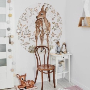 NAKLEJKA DEER IN A CIRCLE - DEKORNIK 