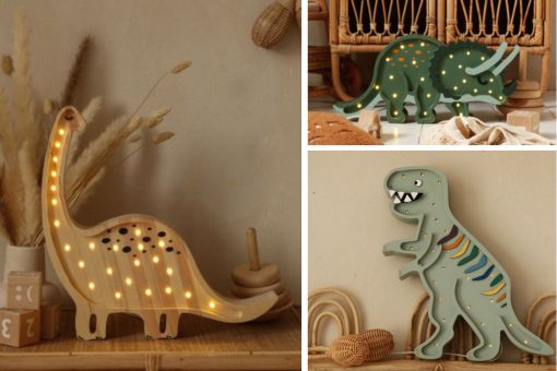 lampki dinozaury