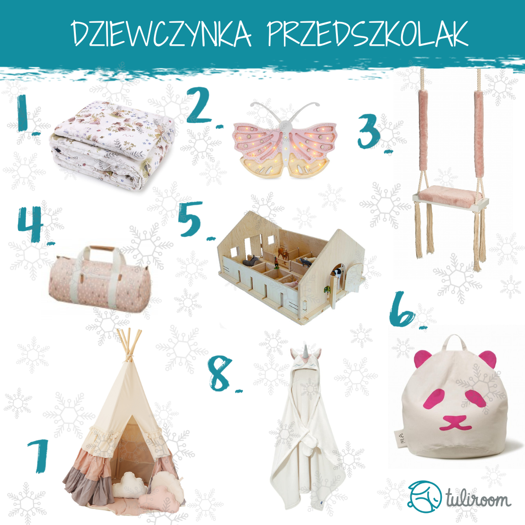 prezenty świąteczne dziewczynka